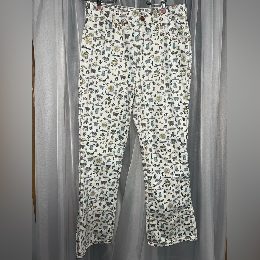 Wrangler Women's Print Flare Jeans